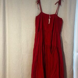 Olympia Vibrant Red Maxi Dress